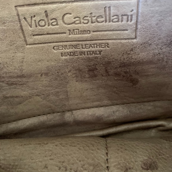 Viola Castellani clutch.  Made in italy. - Picture 3 of 5